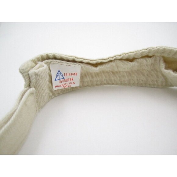 Virginia Beach Ocean Wave Embroidered Adjustable Sun Visor Hat (B) Made in USA - Picture 6 of 6